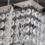 Stalizi Crystal Chandelier – Modern Cascading Waterfall Light for Dining Room and Living Room