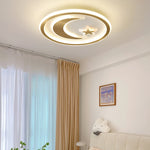 Star And Moon Ceiling Lamp
