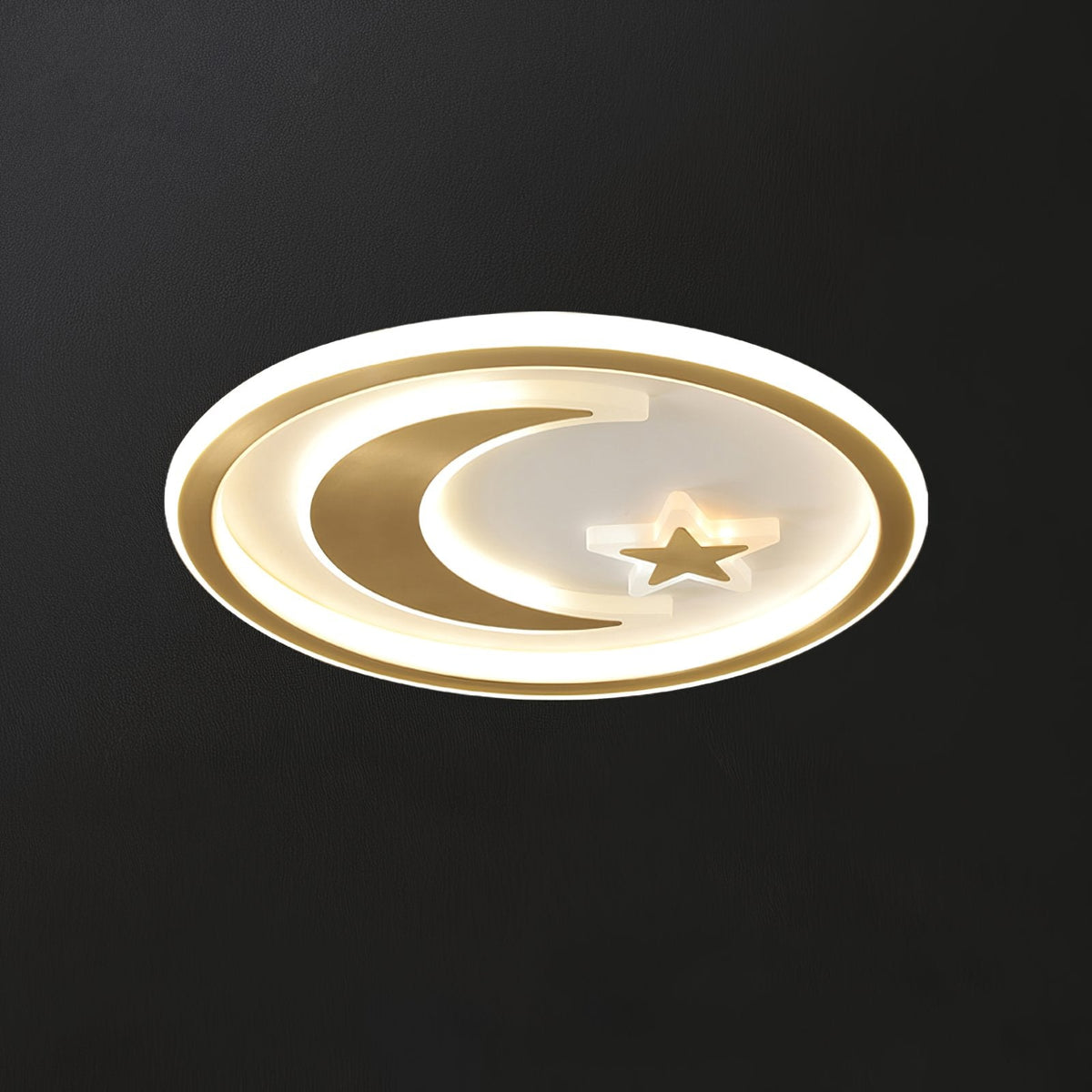 Star And Moon Ceiling Lamp