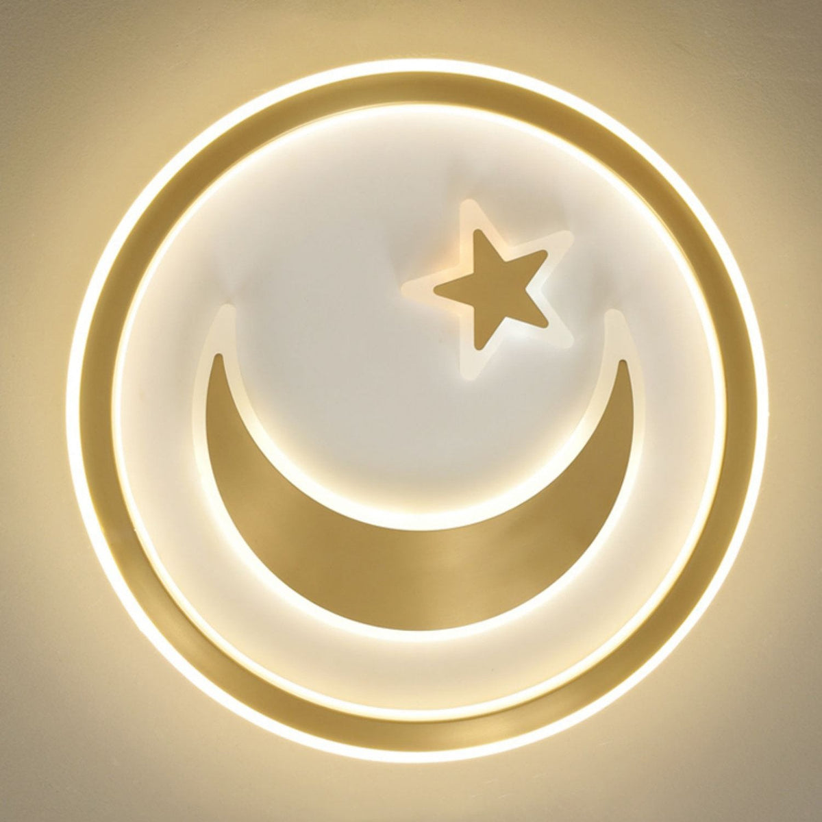 Star And Moon Ceiling Lamp