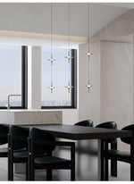 Starfall Staircase Chandelier – Modern Crystal Pendant Light for Contemporary Interiors