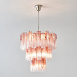 Rose Glass Tube Chandelier – Modern Designer Pendant Light