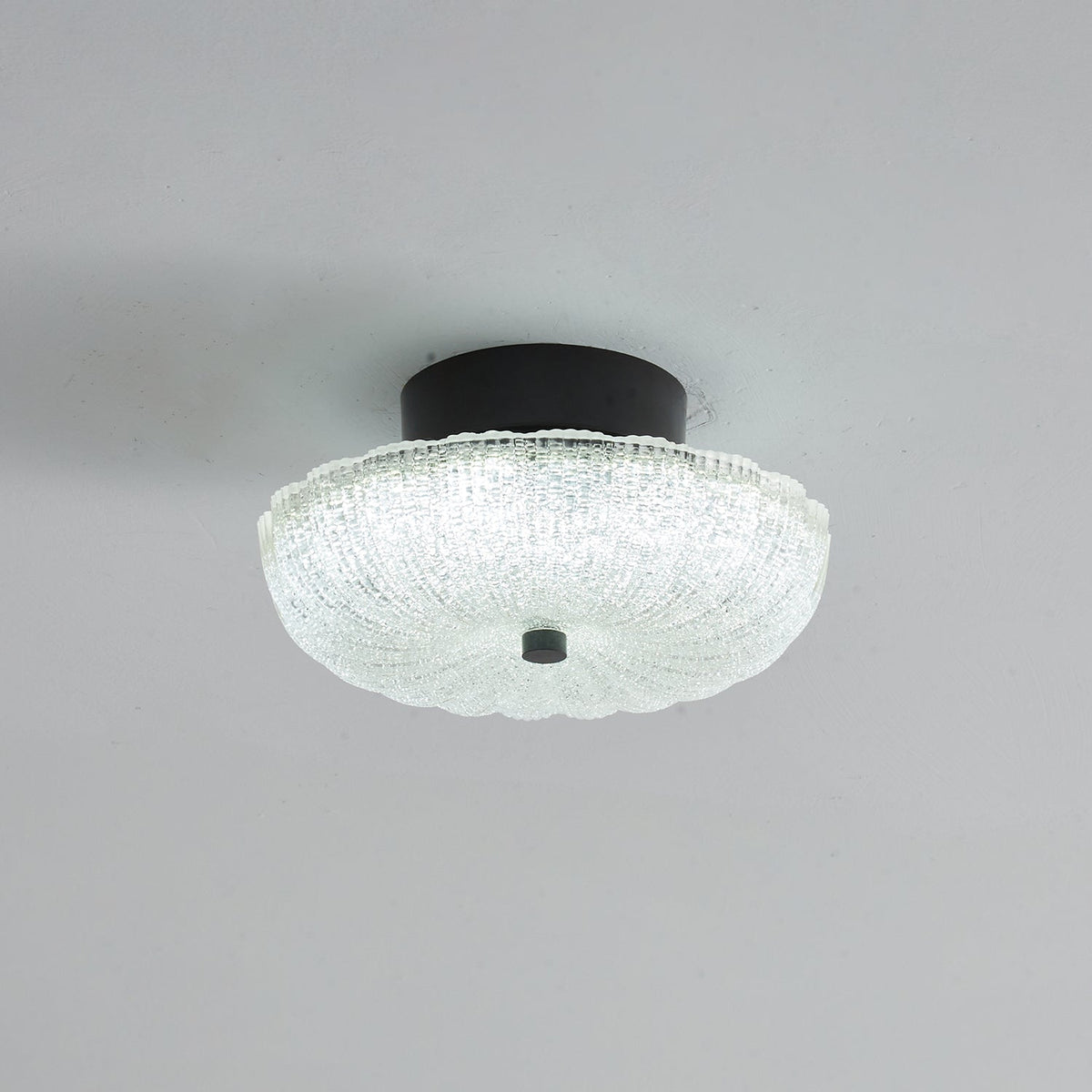 Starlit Brass LED Flush Mount Ceiling Light for Modern Interiors
