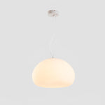 Steamed Bun Glass Pendant Light – Modern White Designer Ceiling Lamp