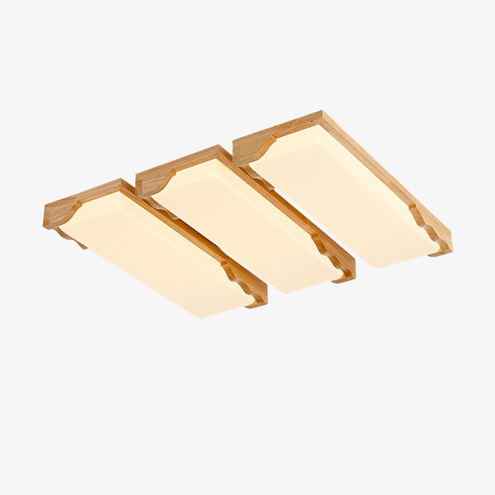 Stepped Log Ceiling Lamp