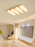 Stepped Log Ceiling Lamp