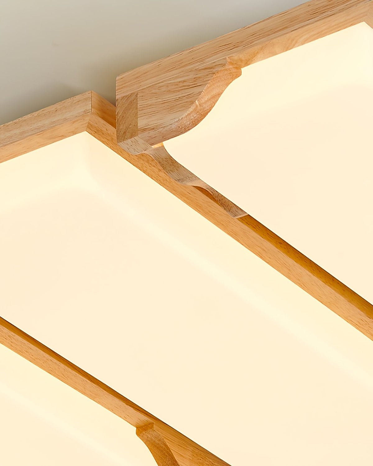 Stepped Log Ceiling Lamp