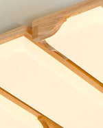 Stepped Log Ceiling Lamp