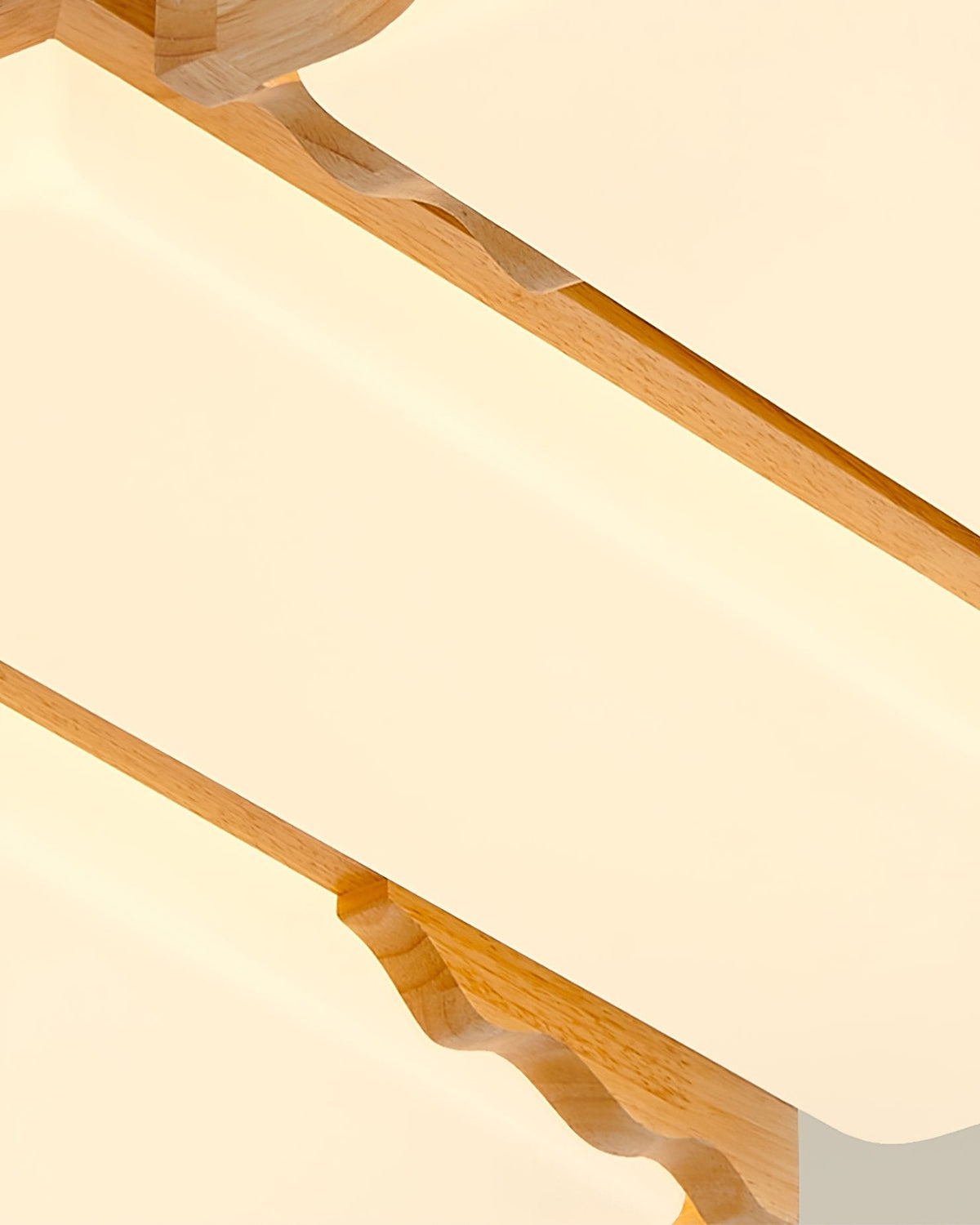 Stepped Log Ceiling Lamp