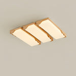 Stepped Log Ceiling Lamp