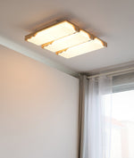 Stepped Log Ceiling Lamp
