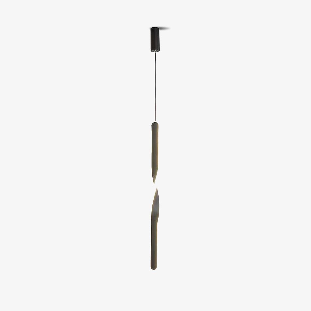 Stix Modern LED Pendant Light – Minimalist Linear Hanging Lamp for Dining Room and Living Room