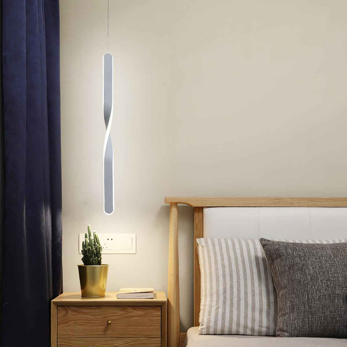 Stix Modern LED Pendant Light – Minimalist Linear Hanging Lamp for Dining Room and Living Room