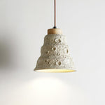 stone-bell-pendant-light