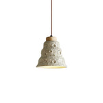 stone-bell-pendant-light
