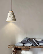 stone-bell-pendant-light