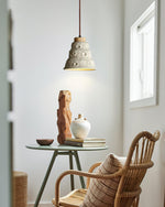 stone-bell-pendant-light