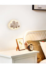 Travertine Cloud Wall Sconce with Warm LED Glow for Modern Interiors