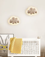 Travertine Cloud Wall Sconce with Warm LED Glow for Modern Interiors
