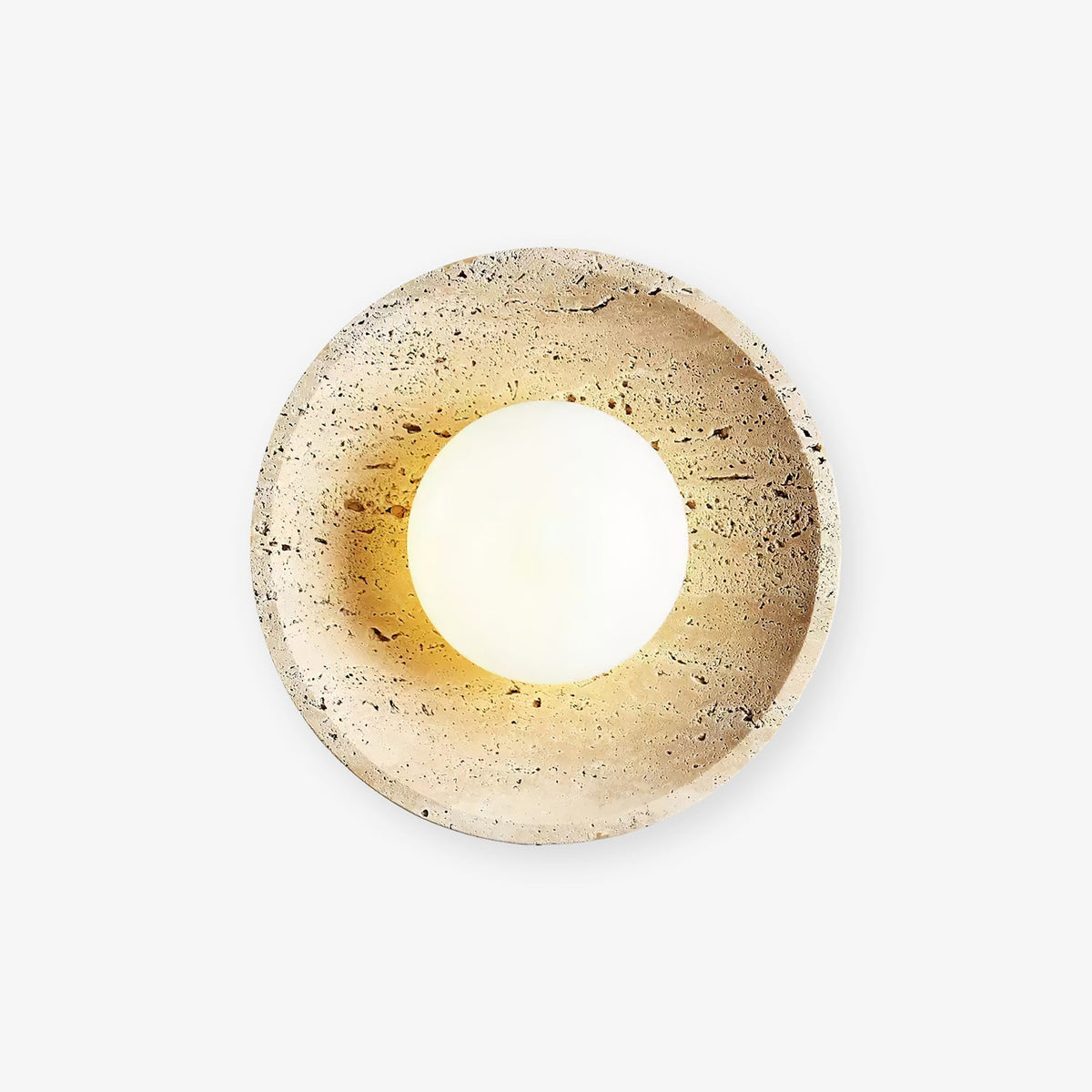 Stone Eclipse Plug In Wall Light