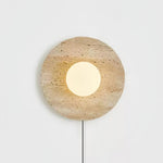 Stone Eclipse Plug In Wall Light