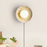 Stone Eclipse Plug In Wall Light
