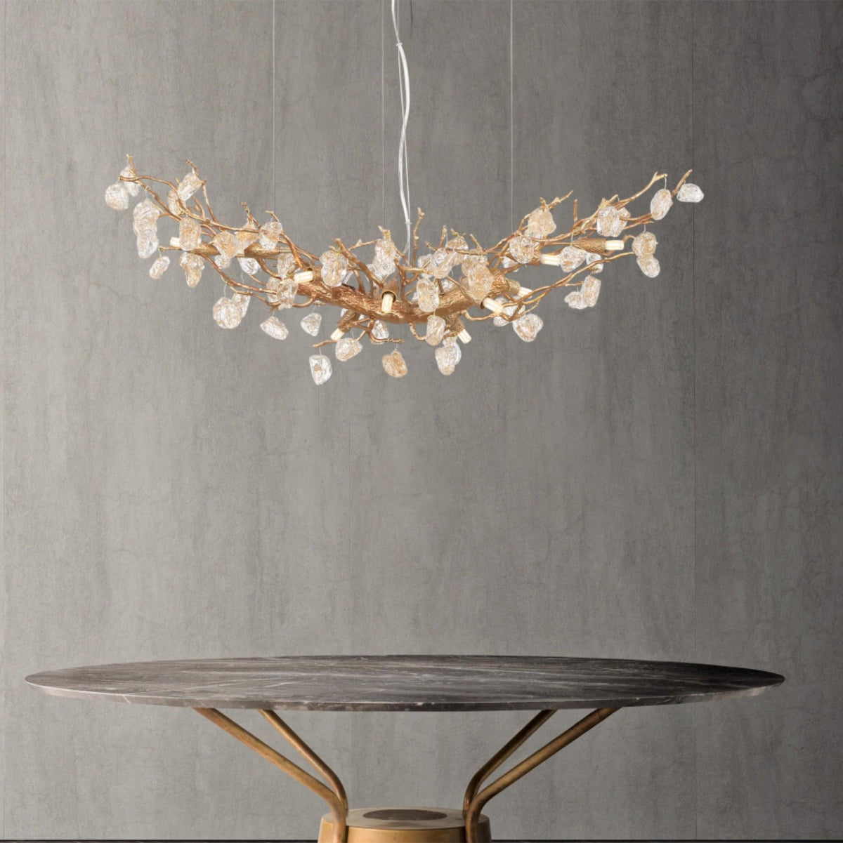 stone-tree-chandelier