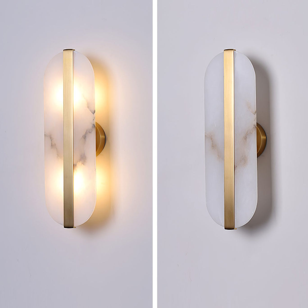 Stone Wall Alabaster LED Wall Light