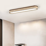 Strata Vein Linear Ceiling Light in Yellow Travertine