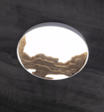Strata Topographic Wood LED Ceiling Light, Modern Flush Mount