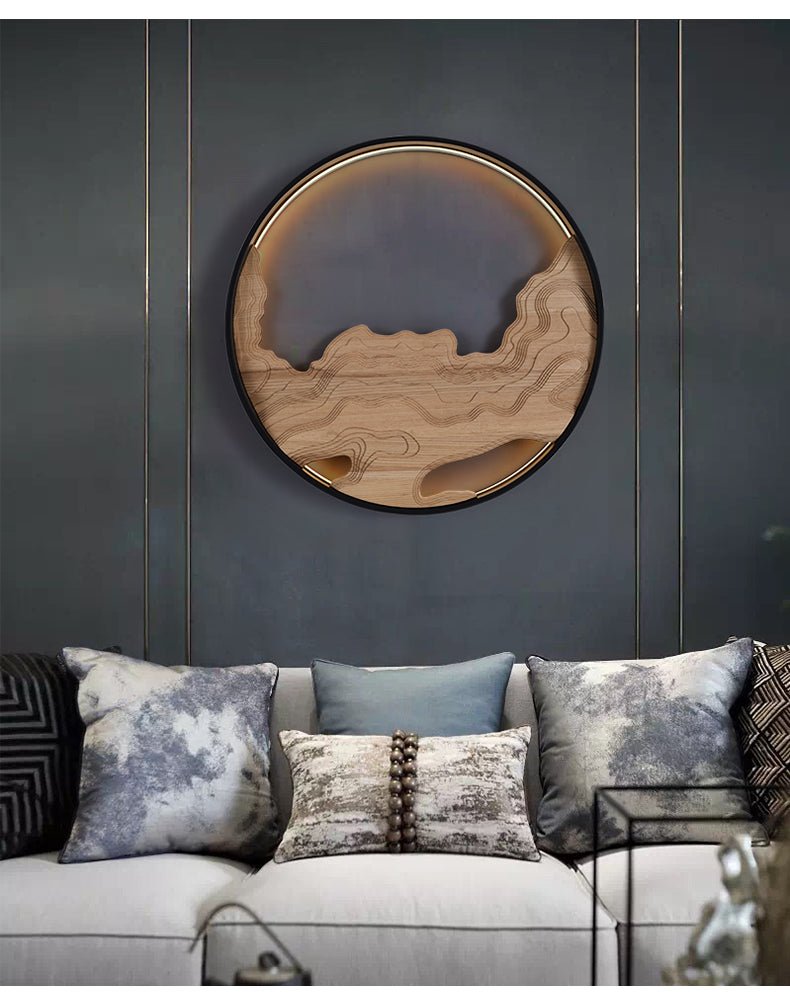 Strata Wall Sconce — Modern Wood Veneer LED Wall Light