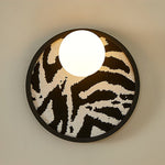 Strato Orbit Modern Wall Sconce with Textured Fabric Shade