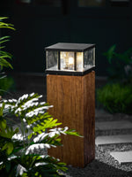 Stratos Square Outdoor Light – Modern Geometric LED Table Lamp for Patio & Garden