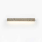 Stravik Wall Light in Natural Travertine – Modern Minimalist LED Sconce