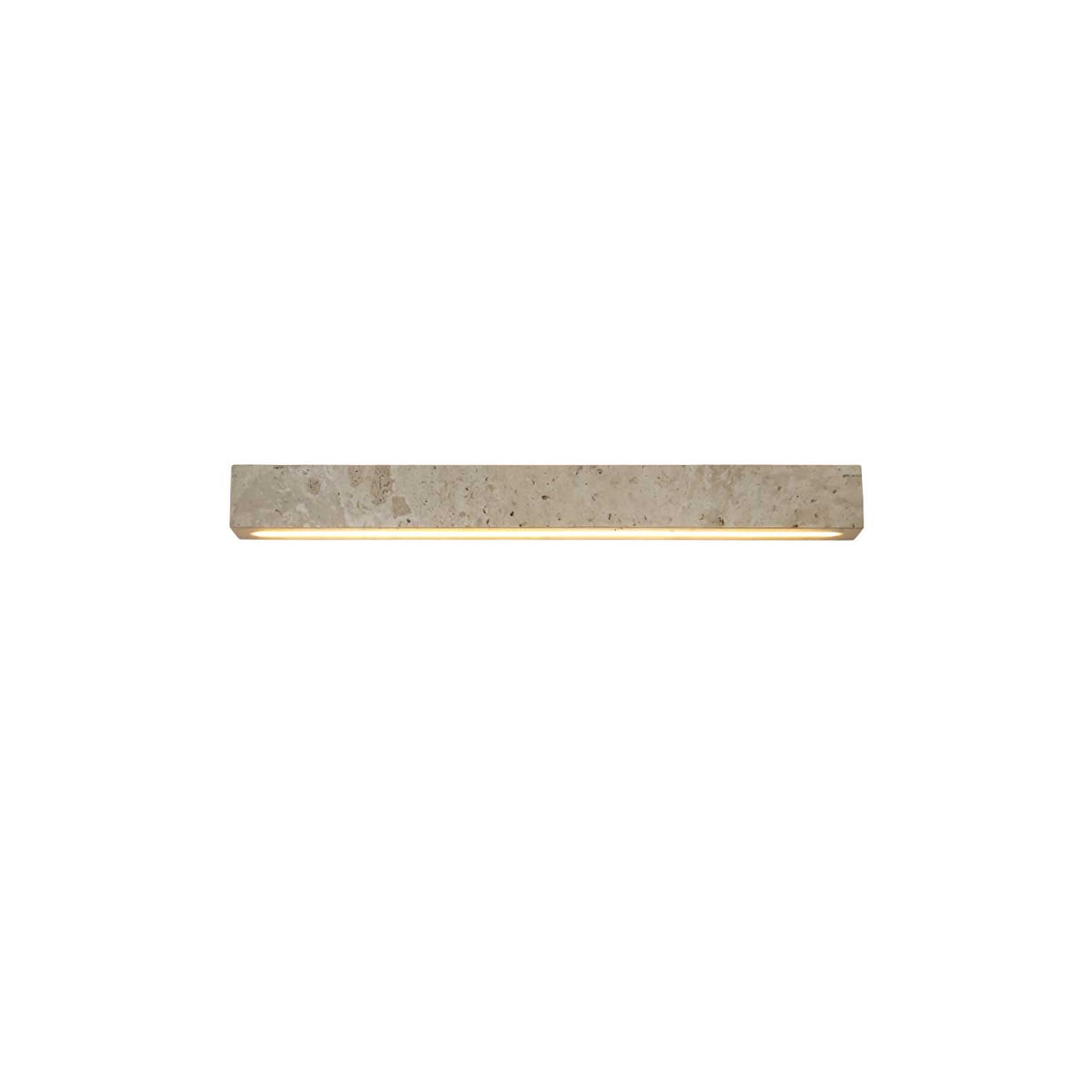 Stravik Wall Light in Natural Travertine – Modern Minimalist LED Sconce