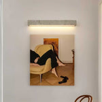 Stravik Wall Light in Natural Travertine – Modern Minimalist LED Sconce