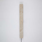 Stravik Plug-in Wall Light in Yellow Travertine – Modern LED Sconce