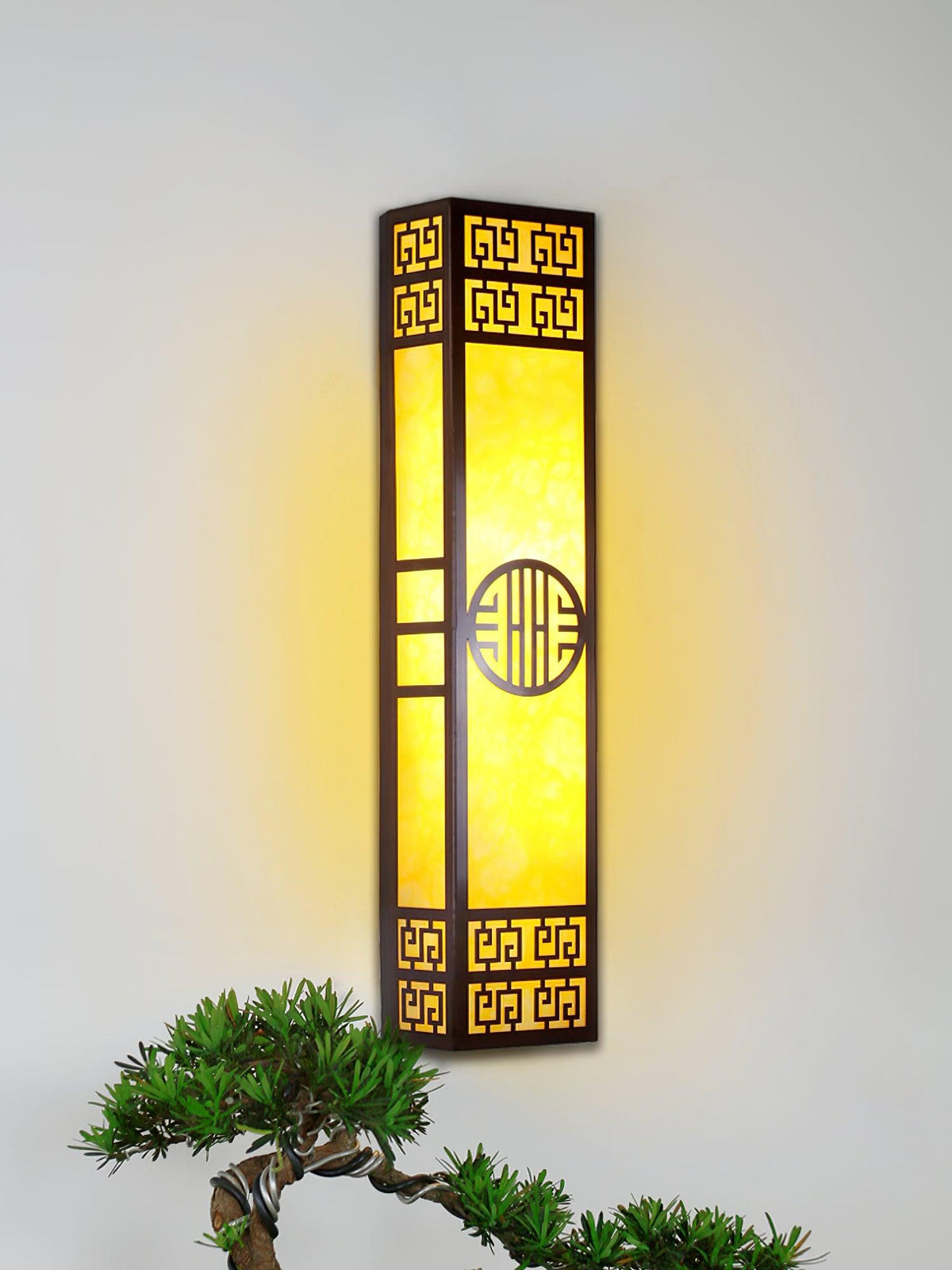 Stripe Outdoor Wall Light – Modern Alabaster LED Sconce