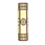Stripe Outdoor Wall Light – Modern Alabaster LED Sconce