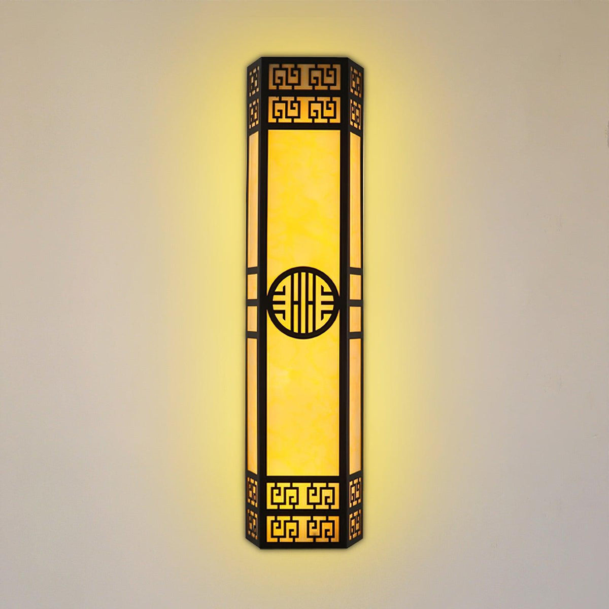 Stripe Outdoor Wall Light – Modern Alabaster LED Sconce