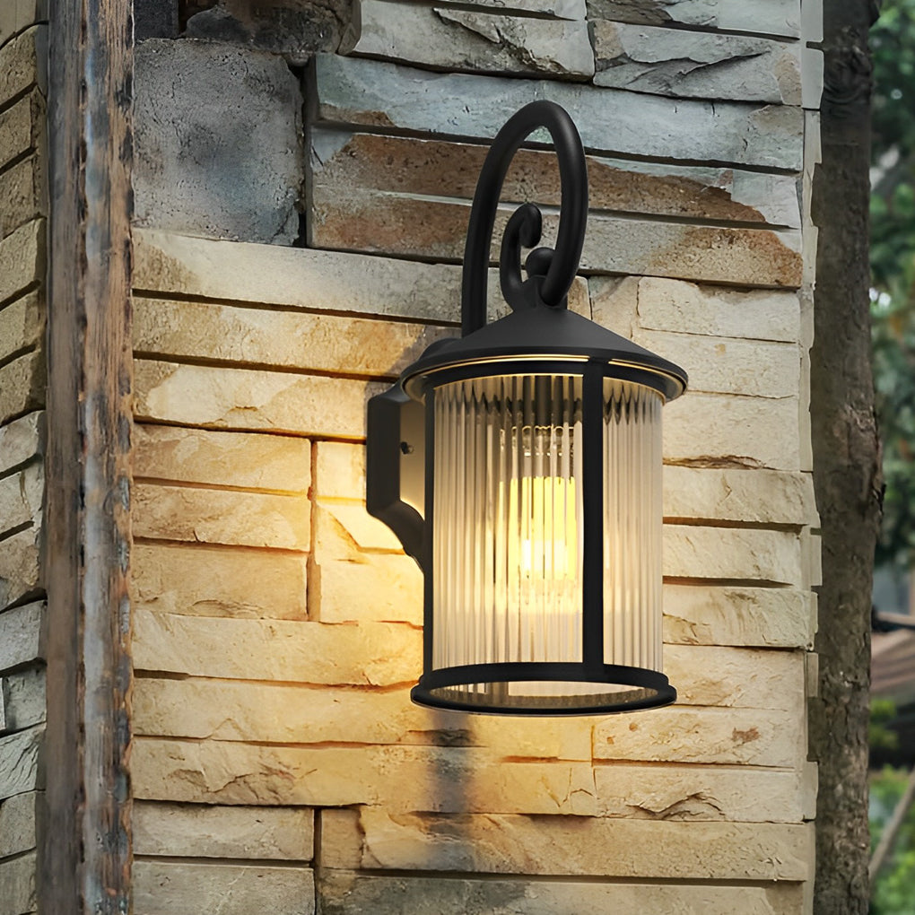 Waterproof Black Outdoor Wall Light Ha084129