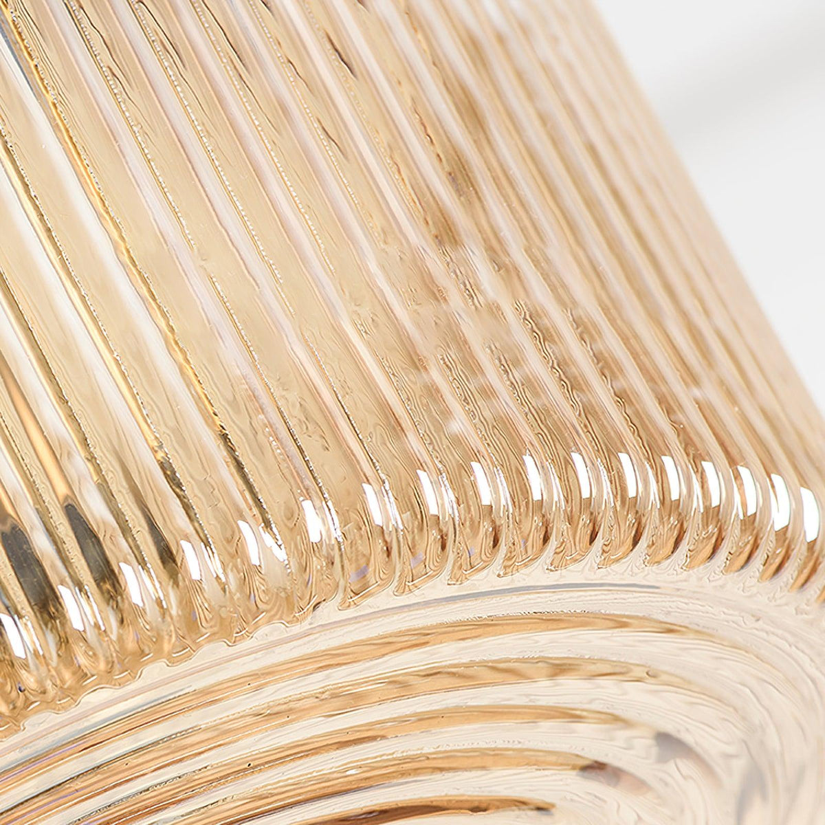 Art Glass Spinning Top Pendant Light in Gold for Dining & Living Spaces