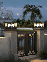 Sunrise Garden Outdoor LED Post Light in Black Stainless Steel