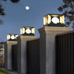 Sunrise Garden Outdoor LED Post Light in Black Stainless Steel
