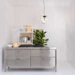 Artisan Glass Drop Pendant Light for Dining Room and Kitchen Island