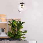 Artisan Glass Drop Pendant Light for Dining Room and Kitchen Island