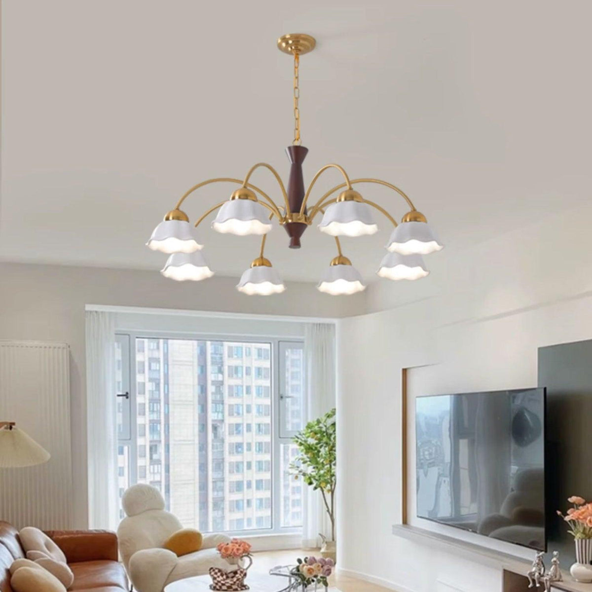 swedish-modern-brass-chandelier