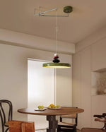 Swing Arm Stone Pendant Light