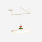 Swing Arm Stone Pendant Light