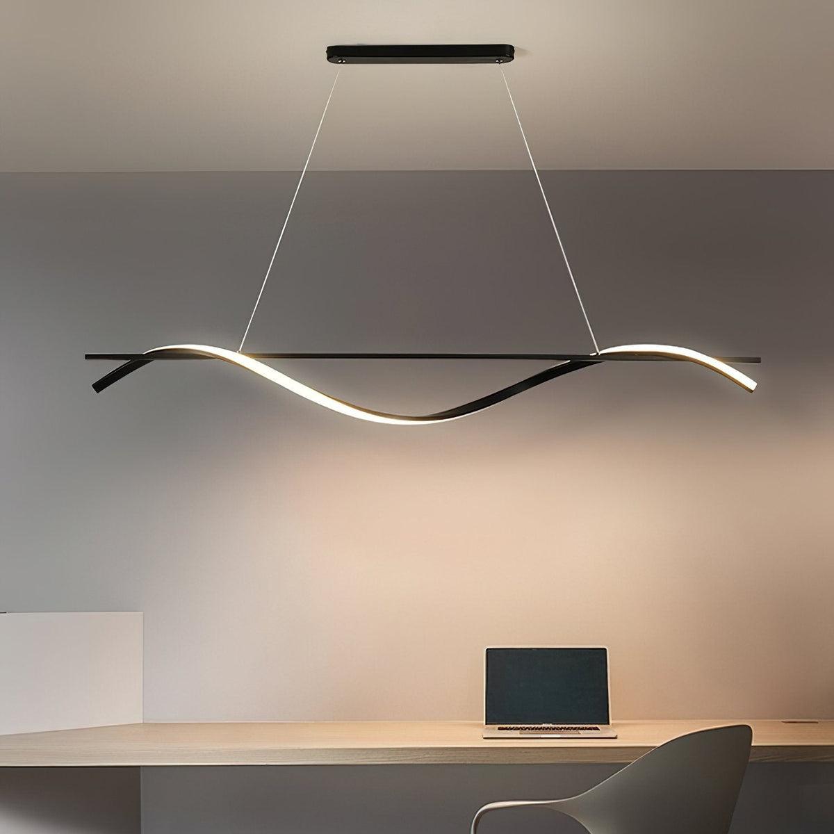 Swirl Chandelier
